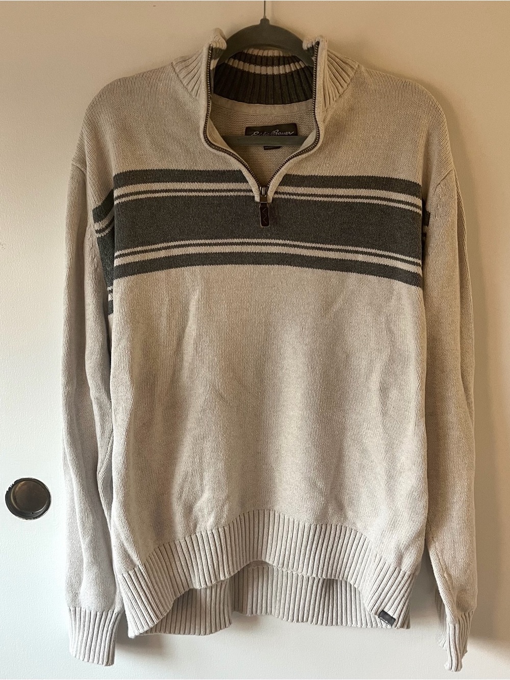 Eddie Bauer Men’s Quarter-zip Sweater